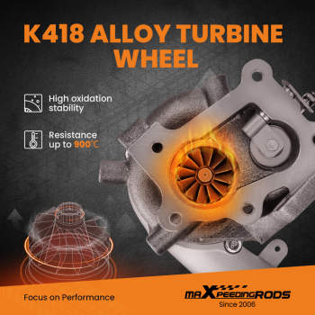 Turbocharger Compatible for Mazda 3 6 CX-7 2.3L 2005-10 MPS MZR DISI Turbocharger K0422 882 Turbo 